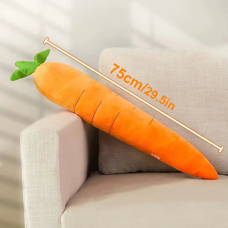 Dog Toy Pet Carrot Plush Toy Vegetable Chew Toy for Small Medium Large Dogs Universal Pet Sound Playing Toy Pet  Accessories